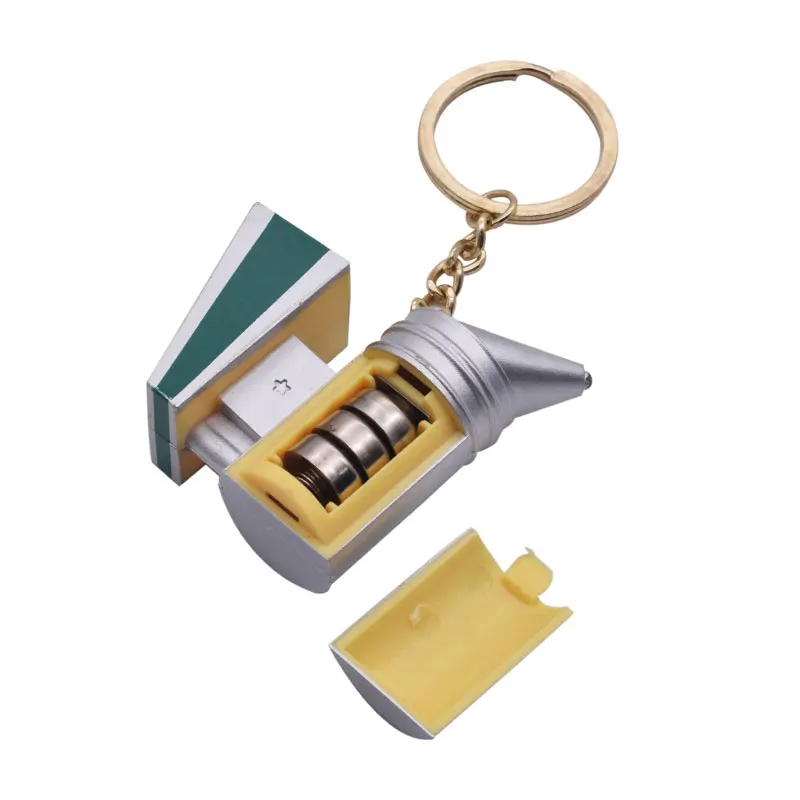 Bee Gift LED Beekeeping Smoker Keychain Beekeeper Smoker Keyring Beekeeper Gift Beekeeping Souvenir Beekeeping Bees Accessories