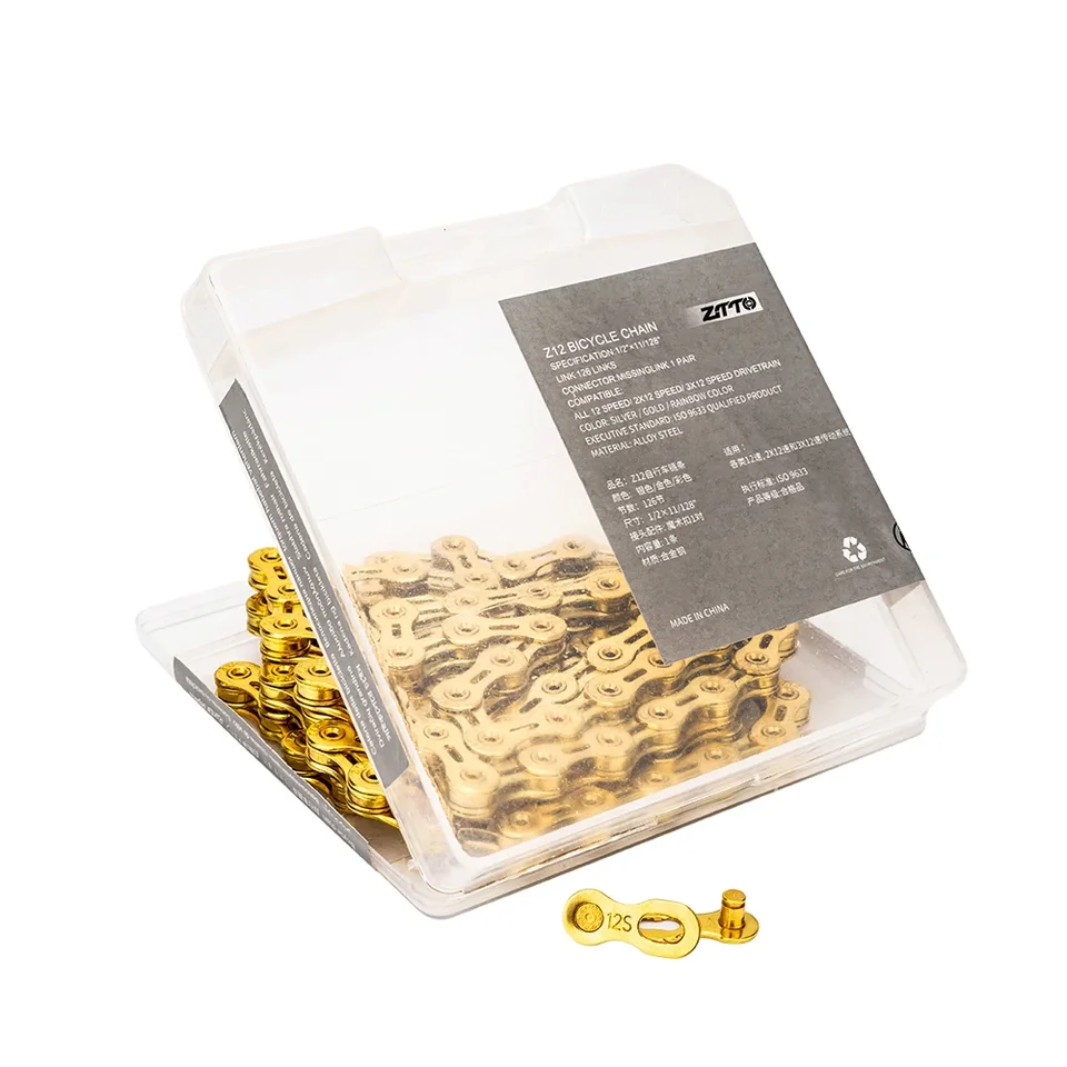 12-Gang Fahrradkette 126 Links - Leichtgewichtige Hollow Kette Für Mountainbike & Rennrad
