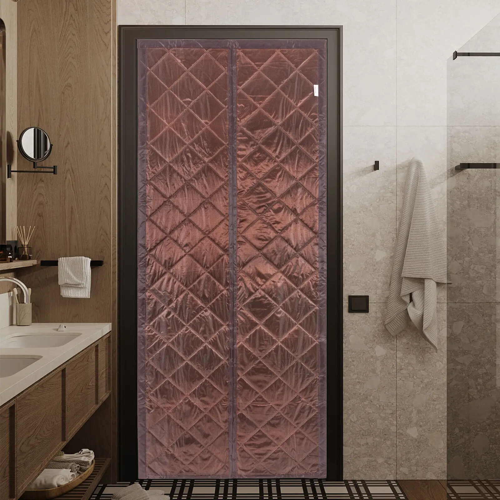 

PVC Magnetic Thermal Insulated Door Curtain Insulated Door Curtain Waterproof