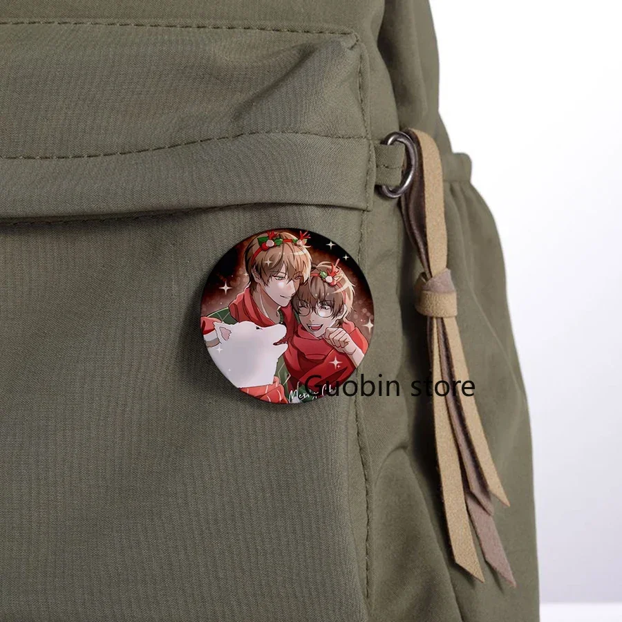 Enamel Pins 58mm Lost in The Cloud BL Anime Button Pin Cartoon Badge Backpack Decor