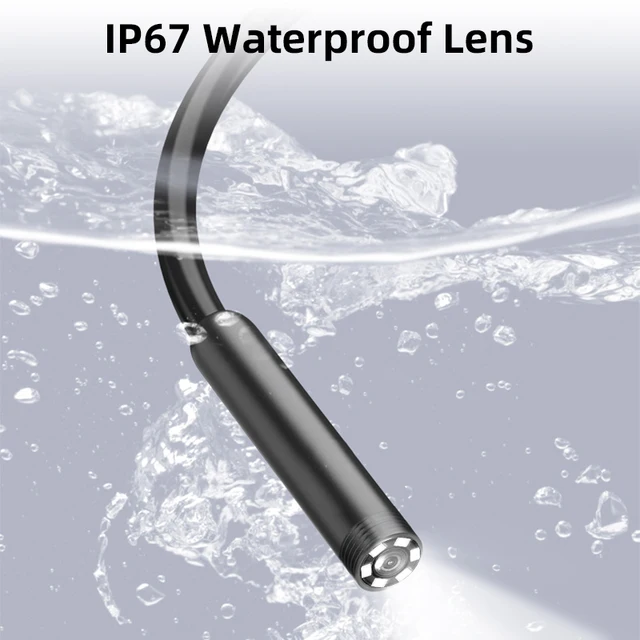 KERUI TYPE-C Connector Endoscope Camera for Android Phone PC OTG Industrial Endoscope Mini Camera for Pipeline Inspection 7MM 3