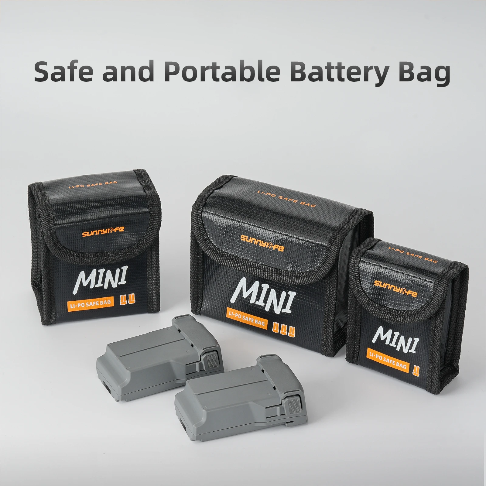 Sacoche batterie drone DJI Mini 5/4/3 Pro - 1/2/3 batteries