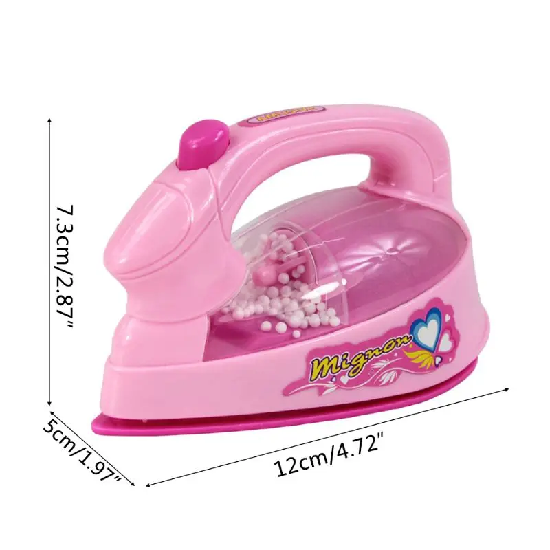 Children Kid Boy Girl Mini Kitchen Electrical Appliance Electric Iron Toy Set Du 4