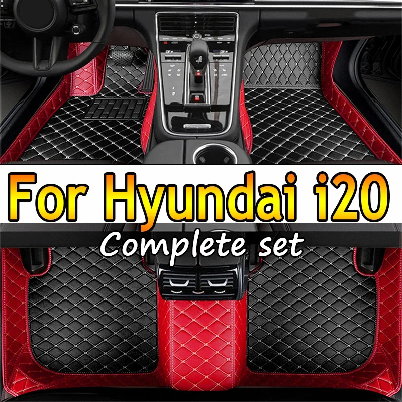 

For Hyundai i20 BC3 2021 2022 2023 5seat Car Floor Mats Dustproof Rug Europe Version Carpets Alfombrillas Coche Car Accessories