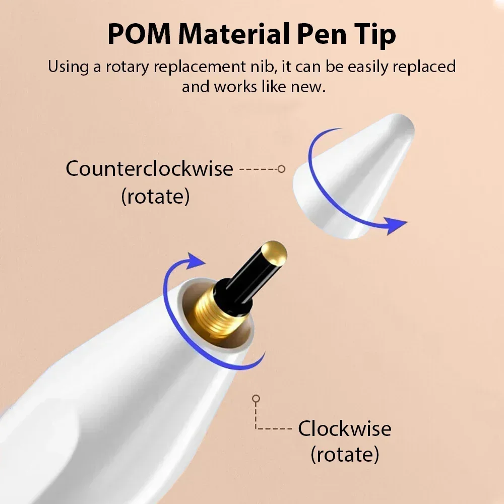 Stylet IPad 10e Génération - Stylo Tactile Compatible IPad Pro Air Mini Avec Inclinaison