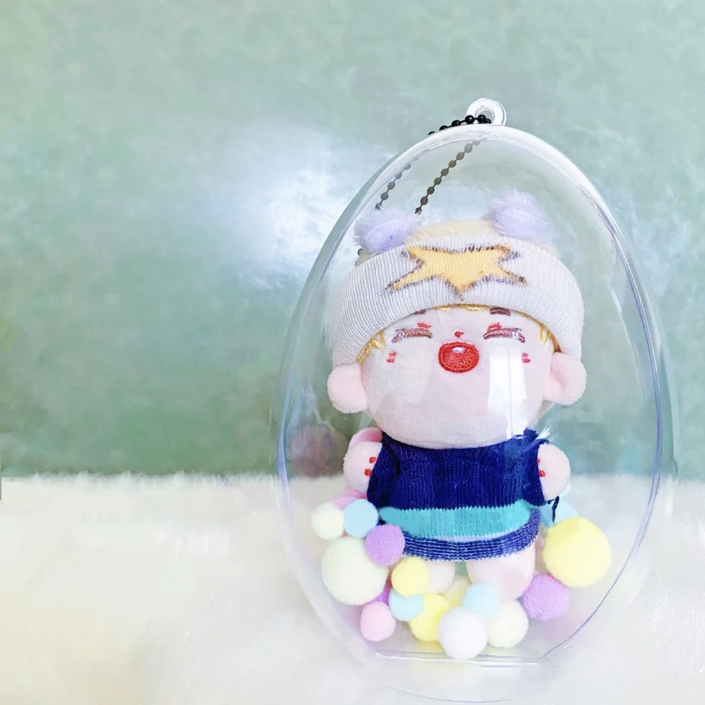Baby Three Orchard Baby Three Orchard Storage Box Clear Acrylic Doll Display Bag Dustproof Pop Mart Labubu Makeup Bag Outdoor 5