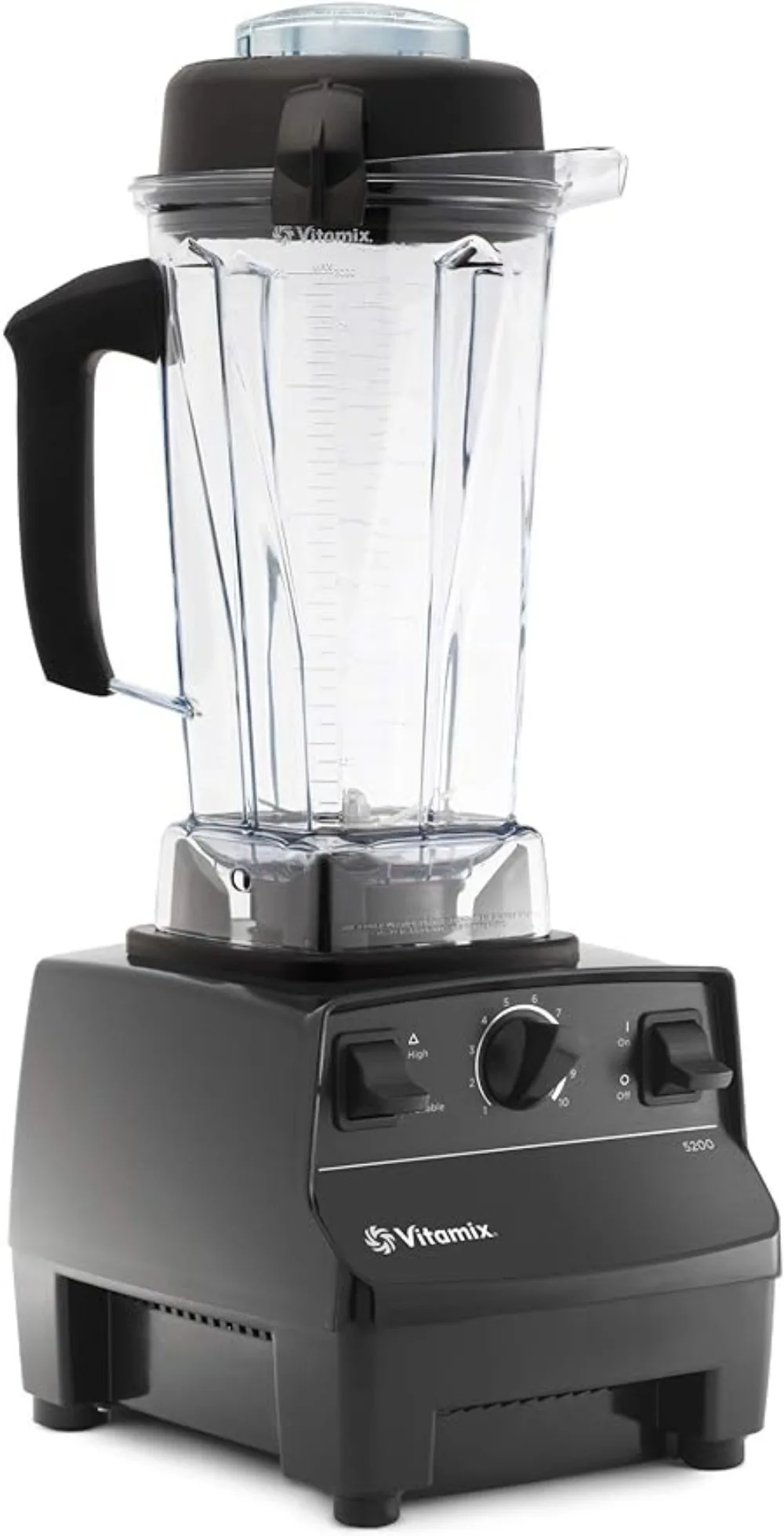 5200 Blender, Professional-Grade, Container, Self-Cleaning 64 oz, Black/Grey