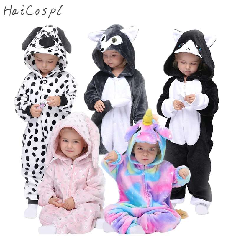 Cosplay Costumes Children Pajamas Kigurumi Pajamas Kids Unicorn Kigurumi Pajamas Boy Girl Sleepwear Pyjama Onesie Funny Child Onepiece Halloween Animal