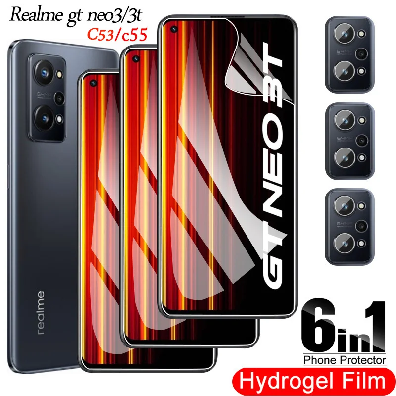 Realme С 53, Realme C55 Pellicola Idrogel Per Realme Gt Neo 3T Hydrogel Protezione Dello Schermo Morbida Per Gt Neo 5 Pellicola Dell'Obiettivo Della F