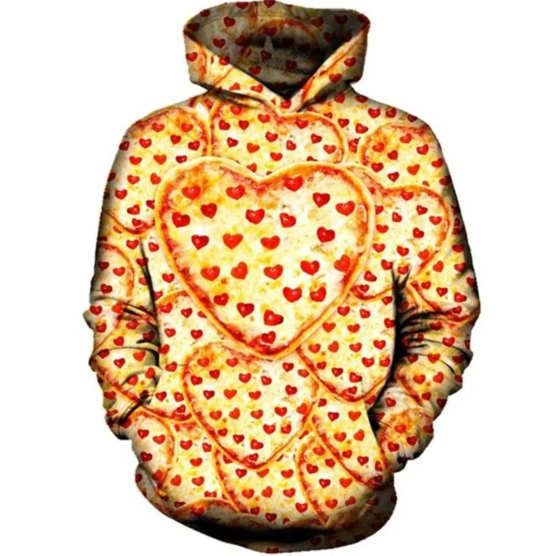 thumbnail image 1 of Sudadera con capucha con estampado 3D de comida divertida para hombre, sudaderas holgadas de manga larga, sudaderas de gran tamaño para hombre, sudaderas para hombres, 1 of 5