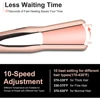 3/10 Inch Pencil Flat Iron Small Flat Irons for Short Hair Beard and Pixie Cut Mini Ceramic Tourmalin Hair Straightener 5