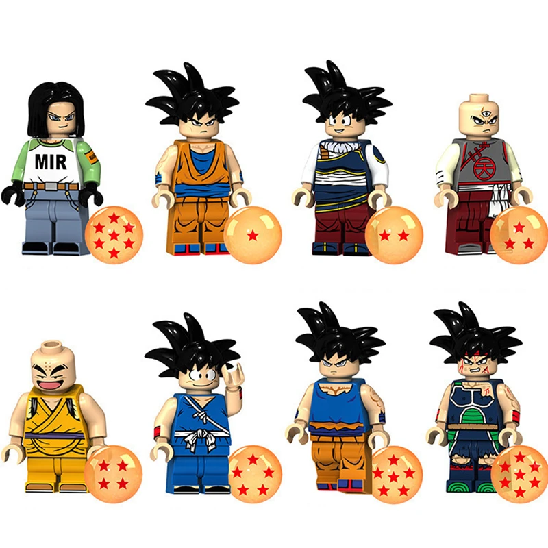 

Cartoon Anime Kawaii New Dragon Ball Educational Building Blocks Action Figures Puzzle Children Assembly Toys Birthday Gifts