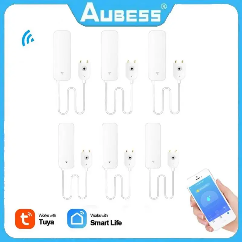 

AUBESS WIFI Tuya Smart Water Leak Sensor Detector Alarm Flood Water Leakage Sensor Compatible With Smart Life Google Home Alexa
