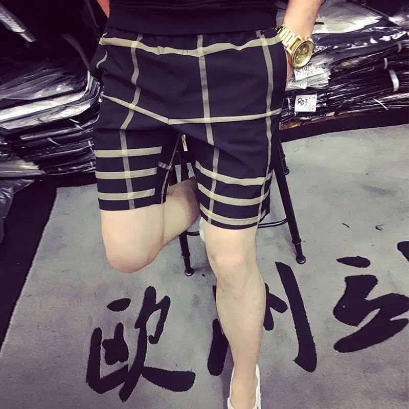 Pantalones cortos para hombre, de gran tamaño, blancos, para hombre, esenciales, sin logotipo, ropa informal, novedad de 2024, pantalones XXL con gráficos de primera calidad