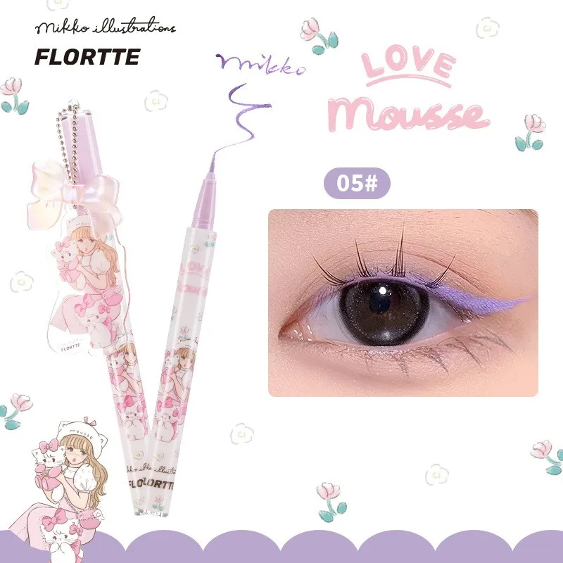 FLORTTE MIKKO Eyeliner Branded Color Liquid Eyeliner Eye