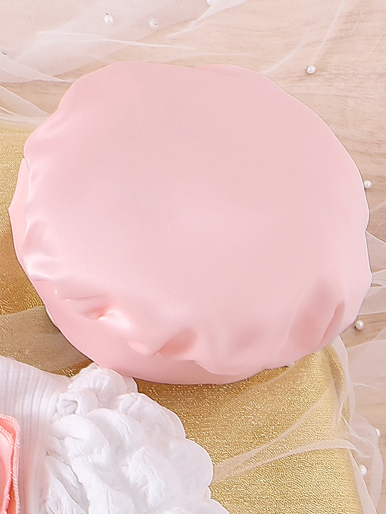 3PCS Autumn Outfit For 0-3 Year Old Girls Comfortable Sweet Bubble Sleeve Top Pink Pleated Skirt Hat Set