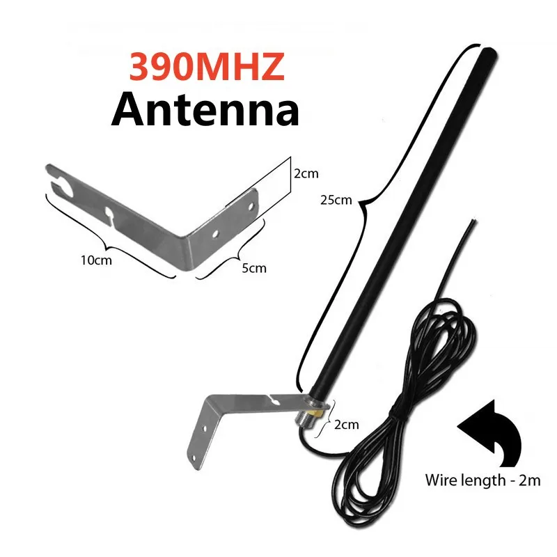 Antenne externe pour portail de garage, amplificateur de signal, télécommande, amélioration, 390MHz, appareils électroménagers