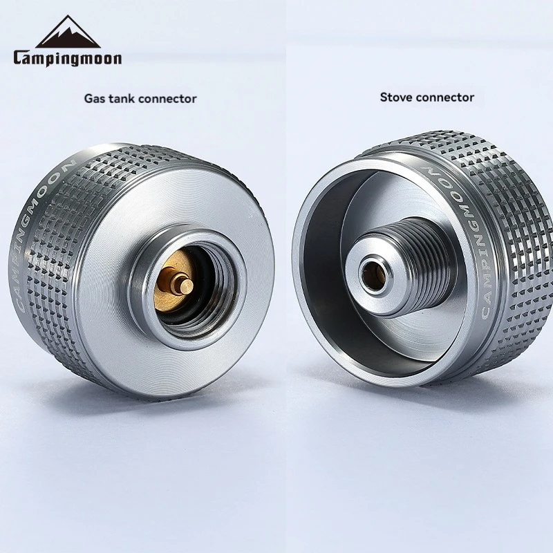 Camping Stove CAMPINGMOON Z03 Aluminum Alloy With Raised Joint High Mountain Flat Gas Tank Adapter Kitchen Tool