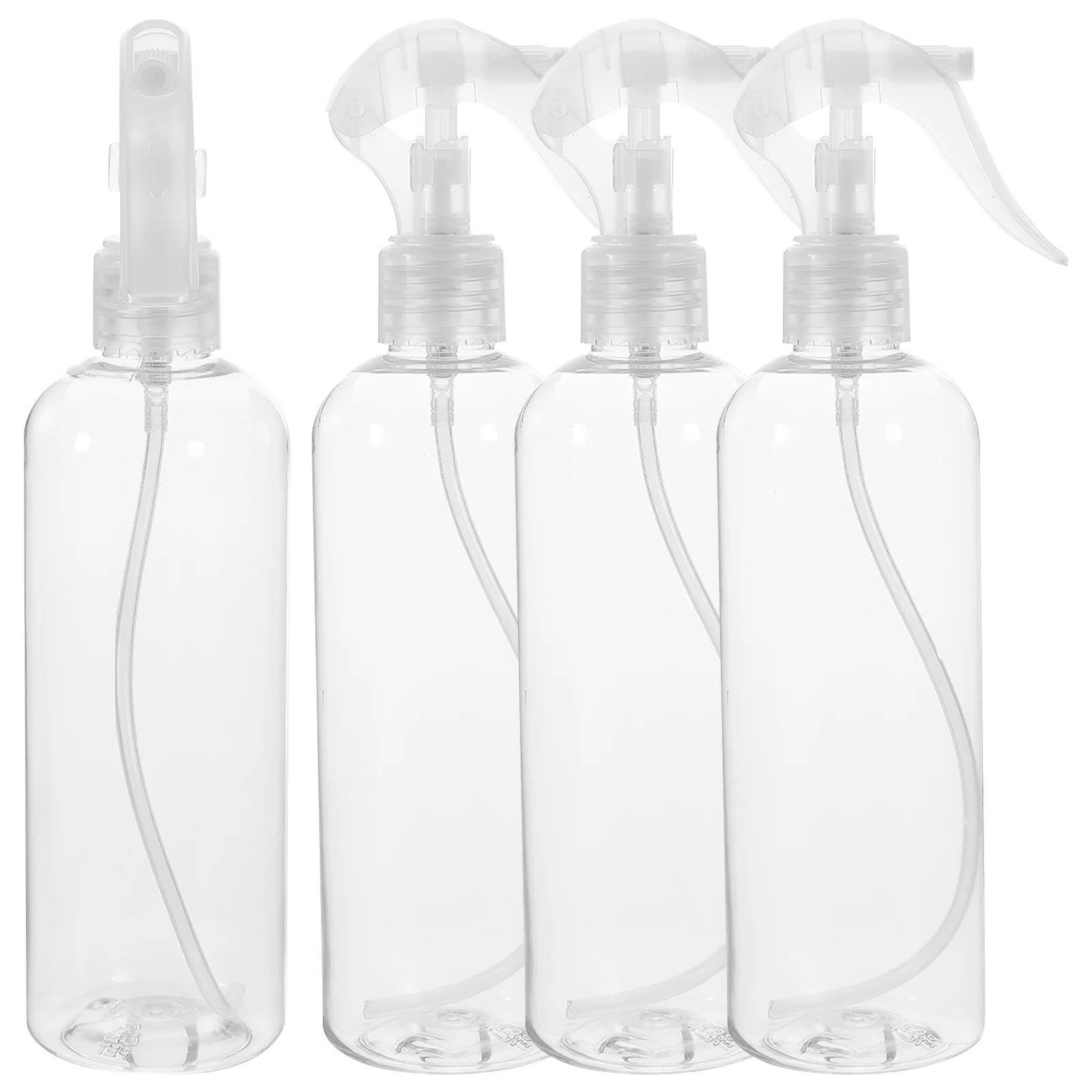 

4 Pcs 300ml Spray Bottle Travel Bottles Refillable Makeup Supplies Empty Dividing Cleaning Sprayer