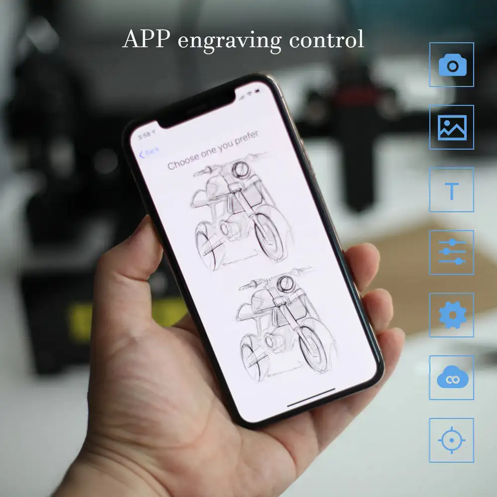NEJE レーザー彫刻機 Bluetooth iOS/Android対応 NEJE レーザー彫刻機 Bluetooth iOS/Android対応