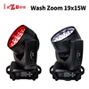 0Tax 19x15 Zoom Wash Stage Moving Head Light With RGBW Professional DJ Nightclub Disco Party Lighting Dmx512 Flightcase Optional 3