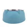 100ml Cat Bowl Cute Stainless Steel Dog Bowls Cervical Protection Double-layer Slanted Mouth Bowl Pet Food Basin Cat Supplies 5