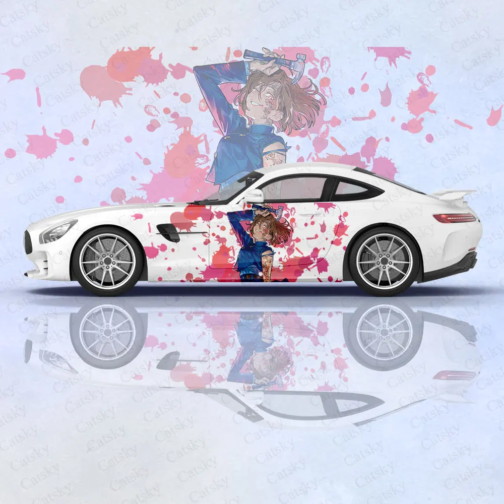 

Кугисаки нобара, наклейка на кузов автомобиля, аниме иташа, Виниловая наклейка на автомобиль, наклейка на корпус, наклейка для декора автомобиля, защитная пленка для автомобиля