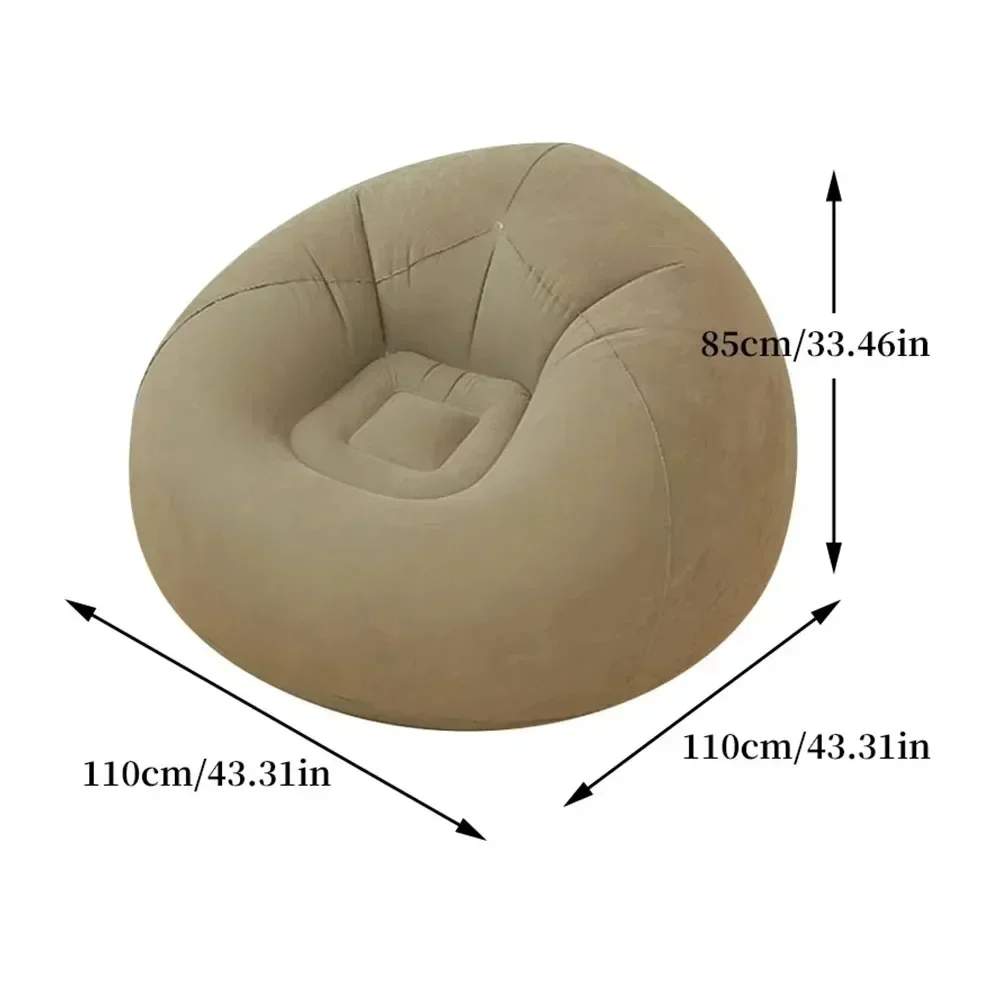 Inflatable Sofa Set Large Lazy Inflatable Sofa Chairs PVC Lounger Seat Bean Bag Sofas Pouf Puff Couch Tatami Living Room Supply
