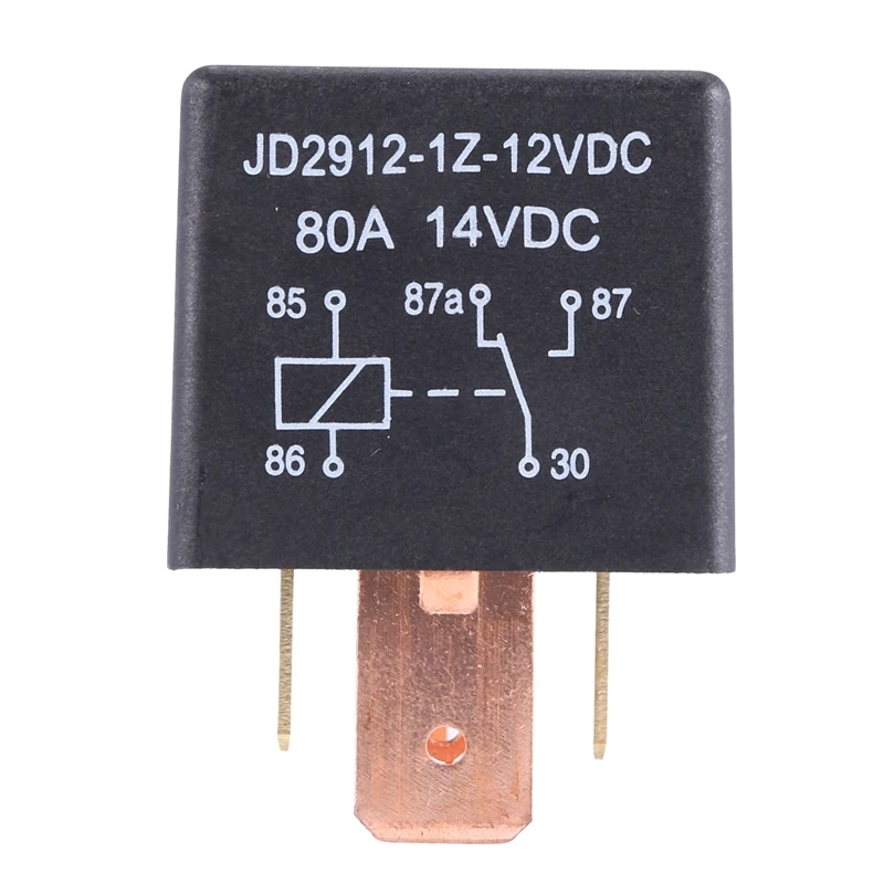 80A Dc 12V 5 Pin Diy Power Relay Car Truck Vehicle