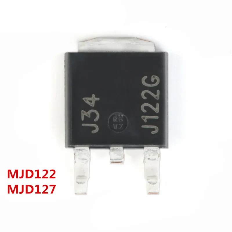 10 шт./лот Новый MJD122G MJD122T4G J122G TIP122 MJD127G MJD127T4G J127G TIP127 TO-252 дополнительный силовой транзистор Дарлингтона 10 шт./лот Новый MJD122G MJD122T4G J122G TIP122 MJD127G MJD127T4G J127G TIP127 TO-252 дополнительный силовой транзистор Дарлингтона