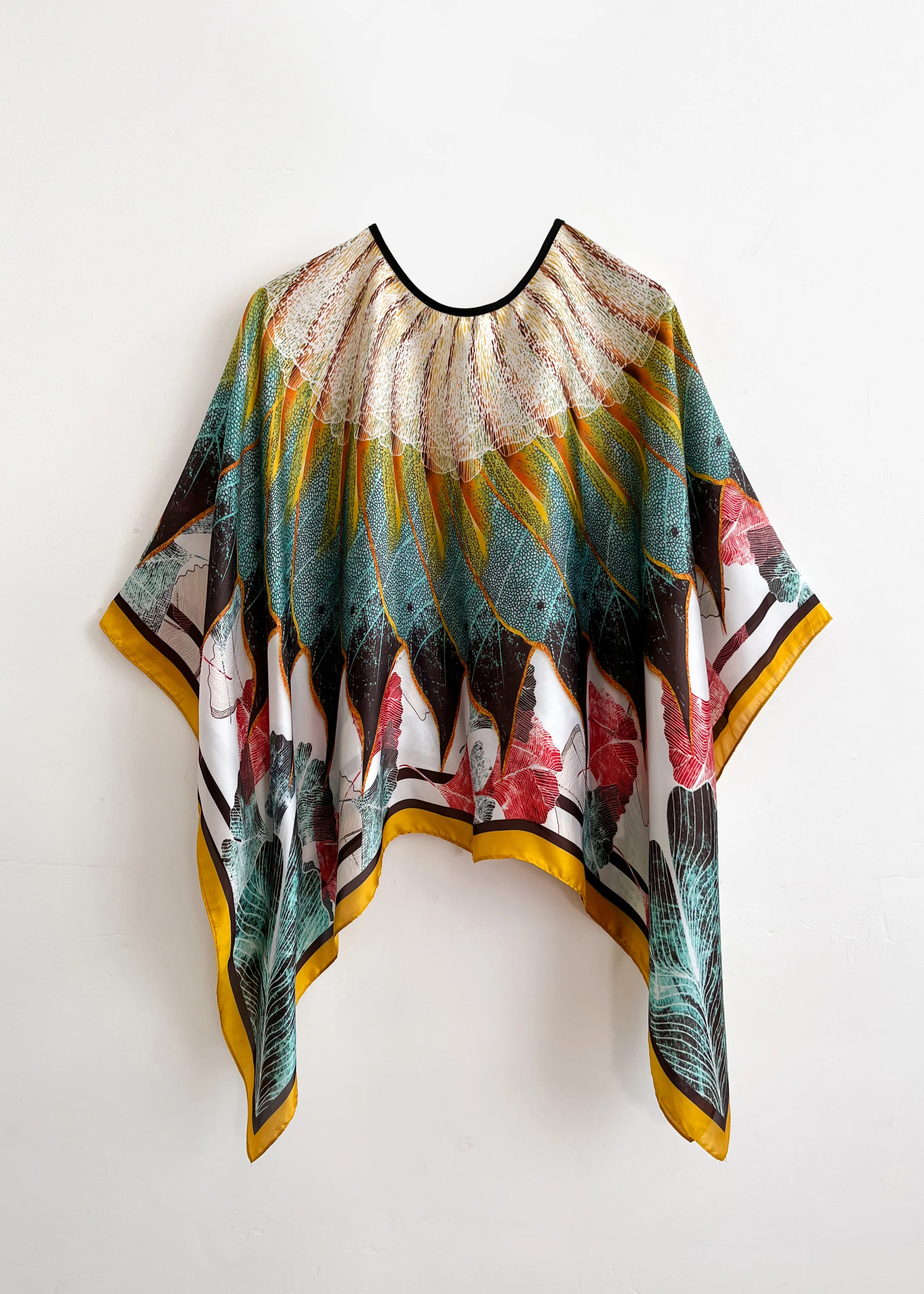 Poncho Pullover Shawl Sun Protection Scarf 2024 New Versatile Scarf Paired With Women's Loose Summer Sunscreen Leisure Clothi