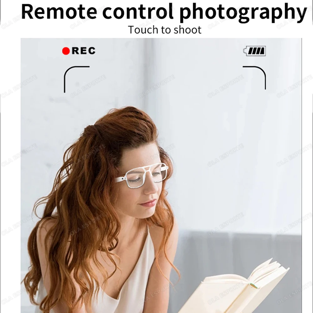 New Smart Glasses Photochromic Bluetooth Wireless Hands-Free Communication Audio Multifunctional Driving Smart glasses Men Women