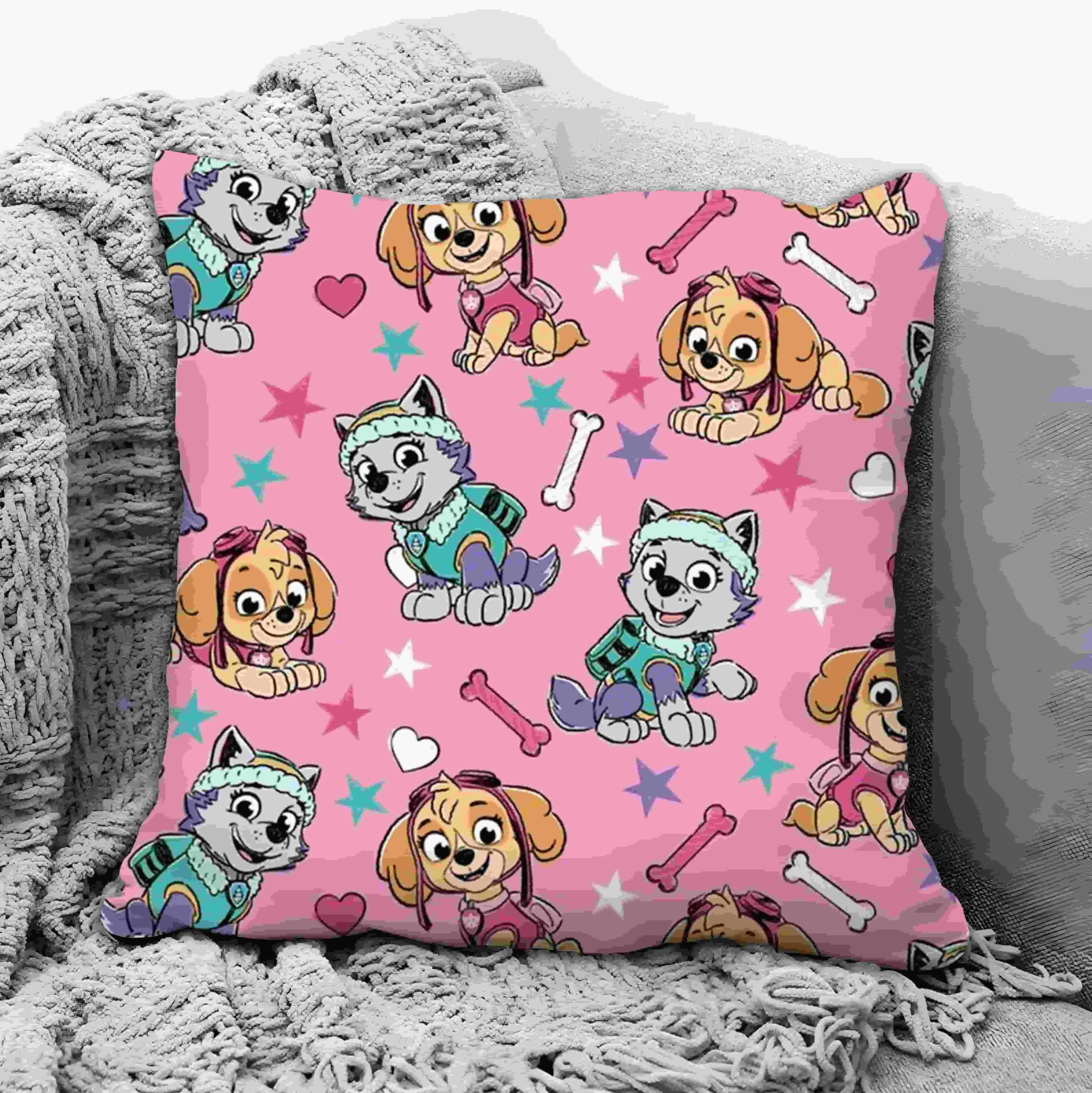 Cartoon Square Pillow Awaii Anime Soft Waist Sofa Cushion Printing Throw Pillow Throw Bedroom Pillows Cute dog