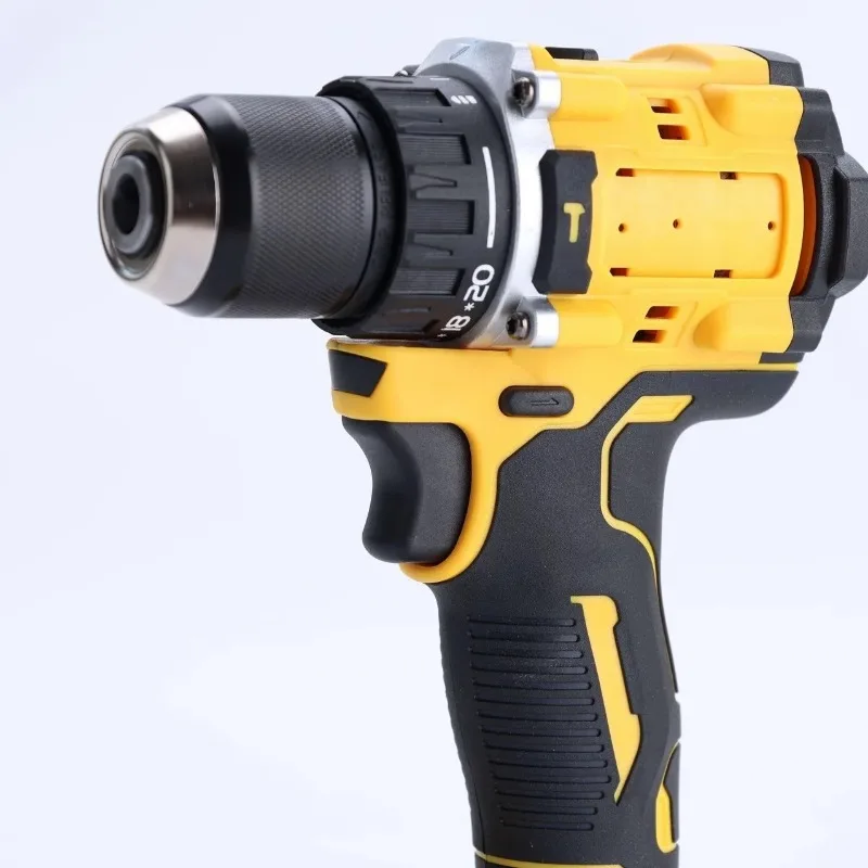 무선 전기 드릴 10mm 척 브러시리스 임팩트 드릴 스크루 드라이버, DeWALT 20V 배터리 전동 공구에 적합, 20 토크