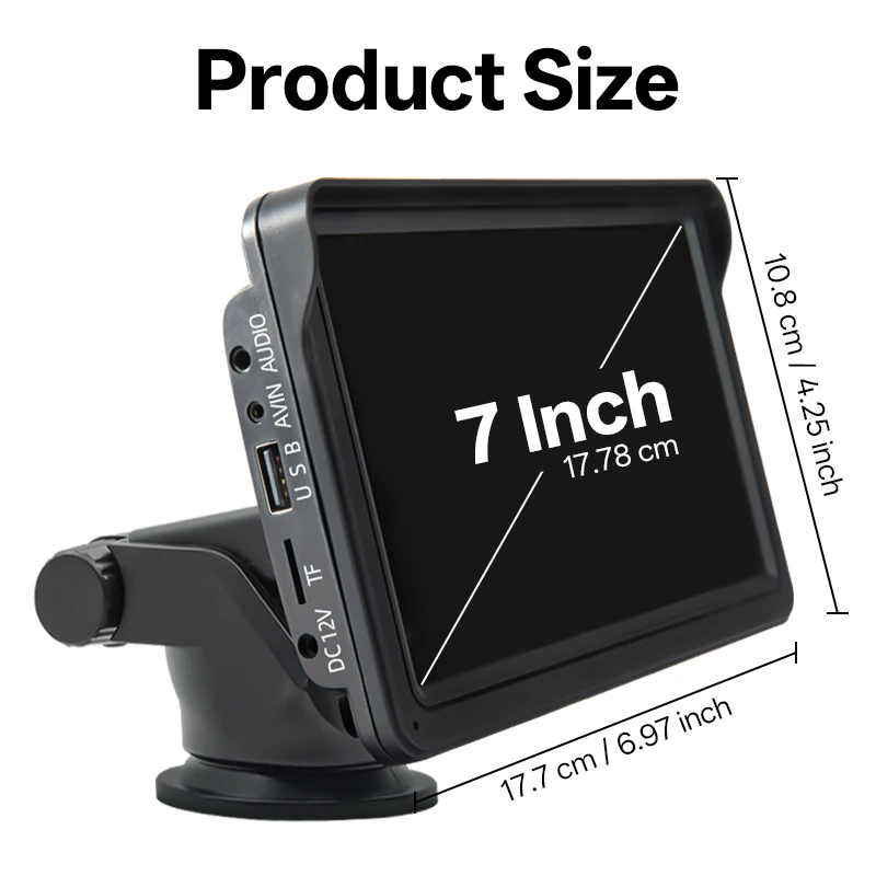 7inch Car Monitor Radio Multimedia Bluetooth Video Portable Player Universal Wir