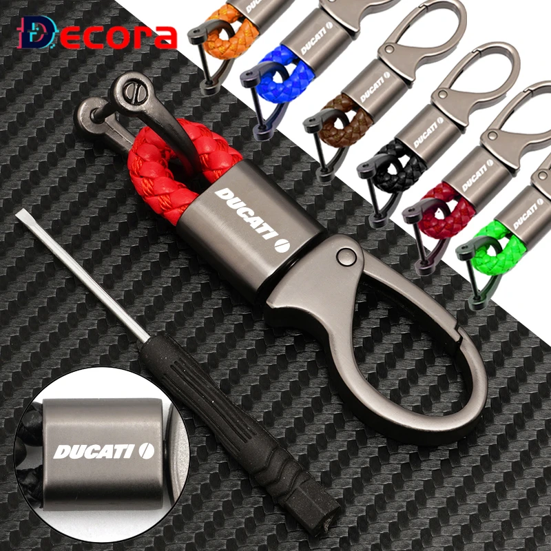 

Custom Logo For Ducati 796 795 821 Monster 696 400 Diavel Multistrada Scrambler Motorcycle Metal Keychain Private Gift