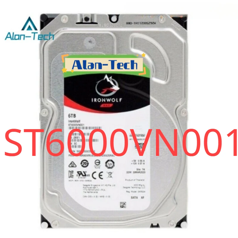 

For Sea-gate ST6000VN001 6TB NAS Hard Drive 7200 RPM 256MB Cache SATA 6.0Gb/s 3.5" Internal Hard Drive