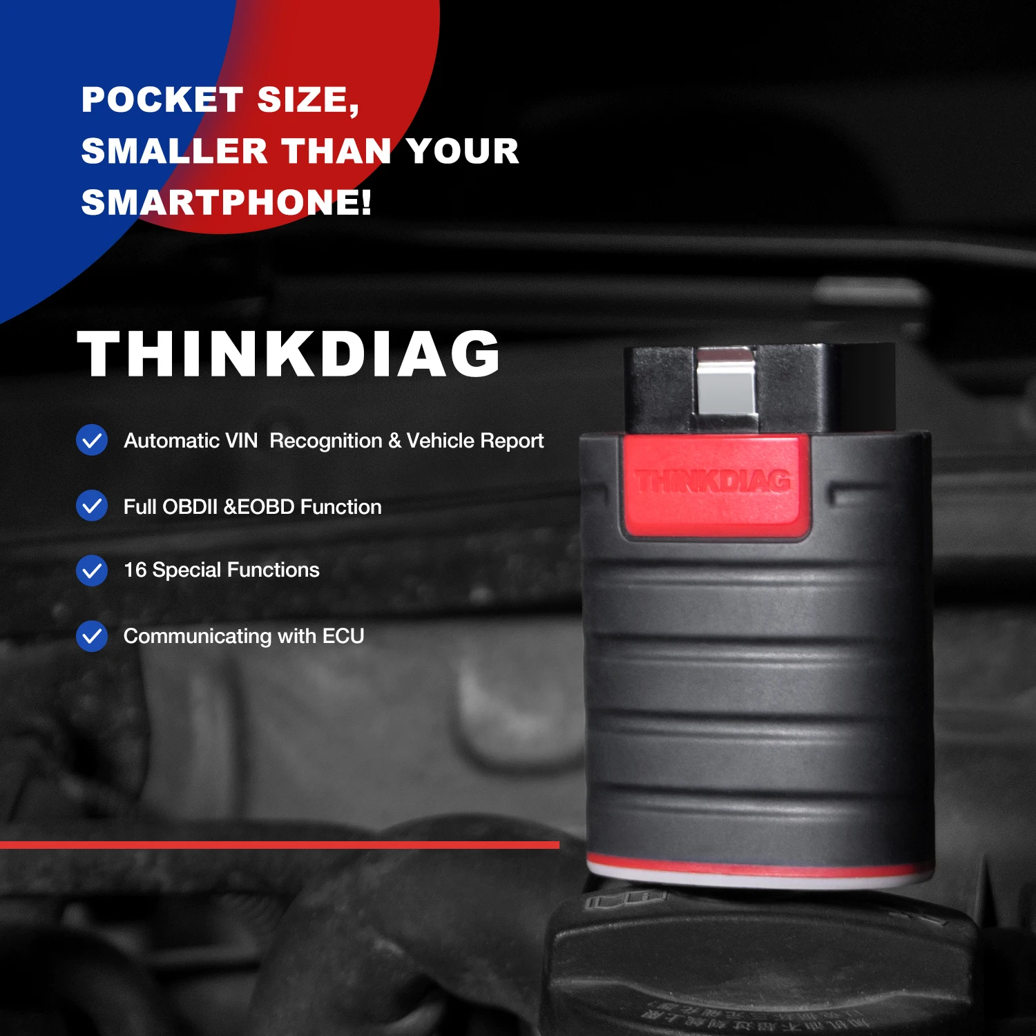 car battery trickle charger Thinkcar Thinkdiag Old Version All System Software Free 1Year Car Diagnostic Tool Bluetooth OBD2 Scanner Easydiag Thinkdiag Mini high quality auto inspection equipment