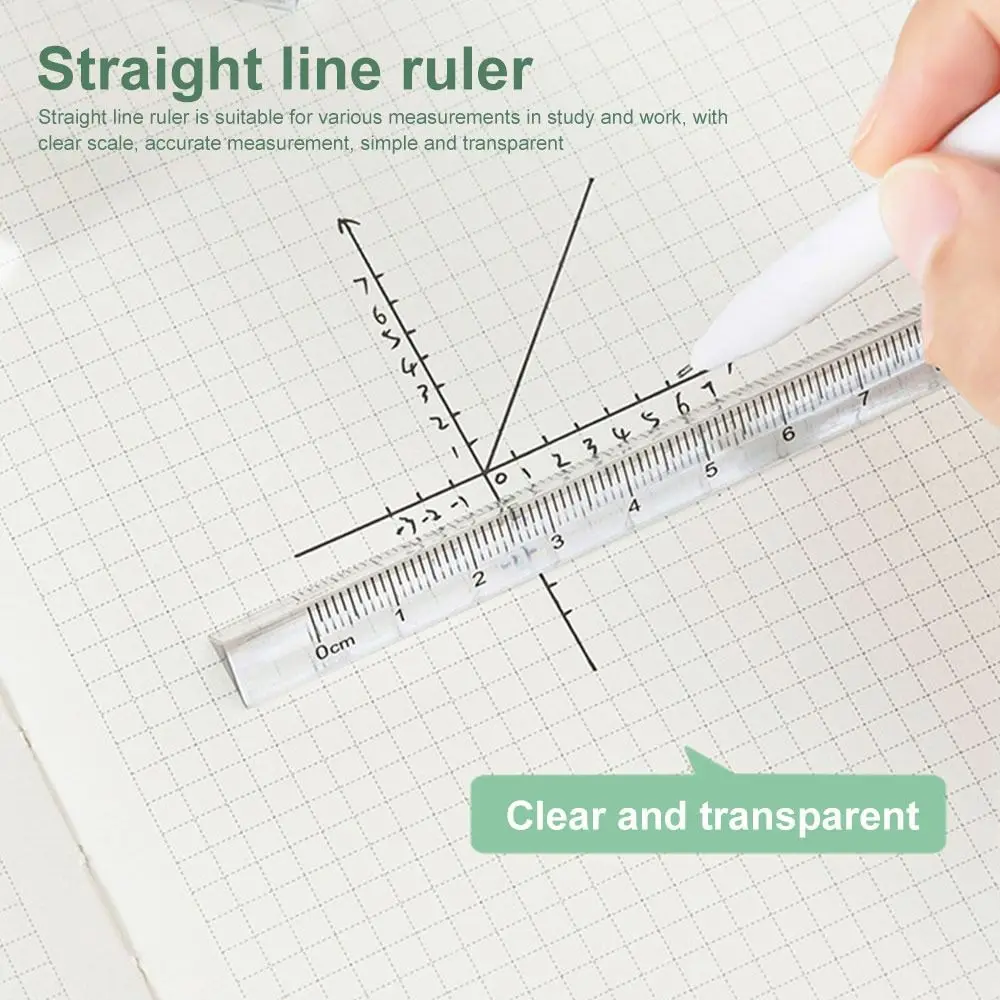 Acrylic Triangle Ruler 1PC 15 20CM Students Gift Creative Stationery Measurement Tool