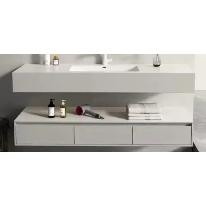 Wash Basin Modern Bath Set Organizer Floating Vanity Cabinet With Sink Countertops Makeup Bathroom Vanities