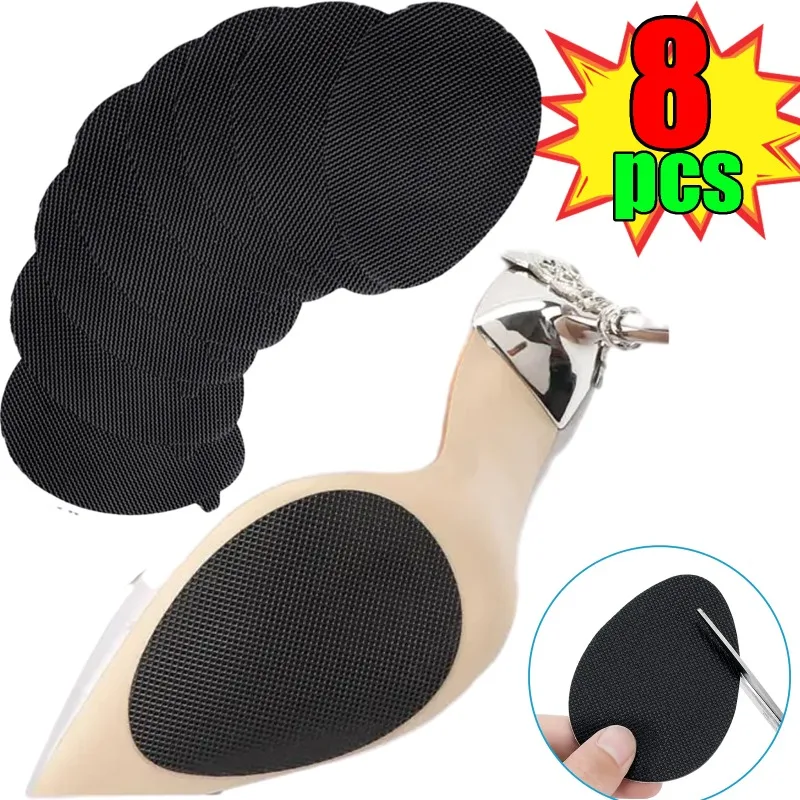 

Unisex Self-Adhesive Insole Wear-resistant Tendon Rubber Sole Non-slip Stickers High Heels Forefoot Anti-skid Pad Sole Pads