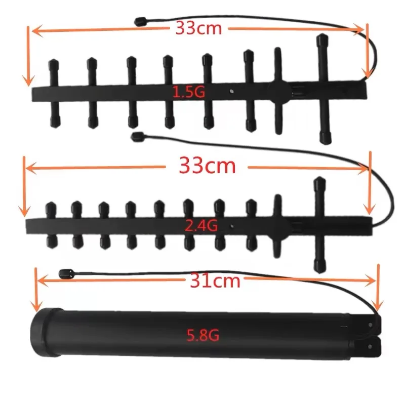 Antenne Yagi Directionnelle 1.2G 1.5G 2.4G 5.8G 900M pour Drone FPV