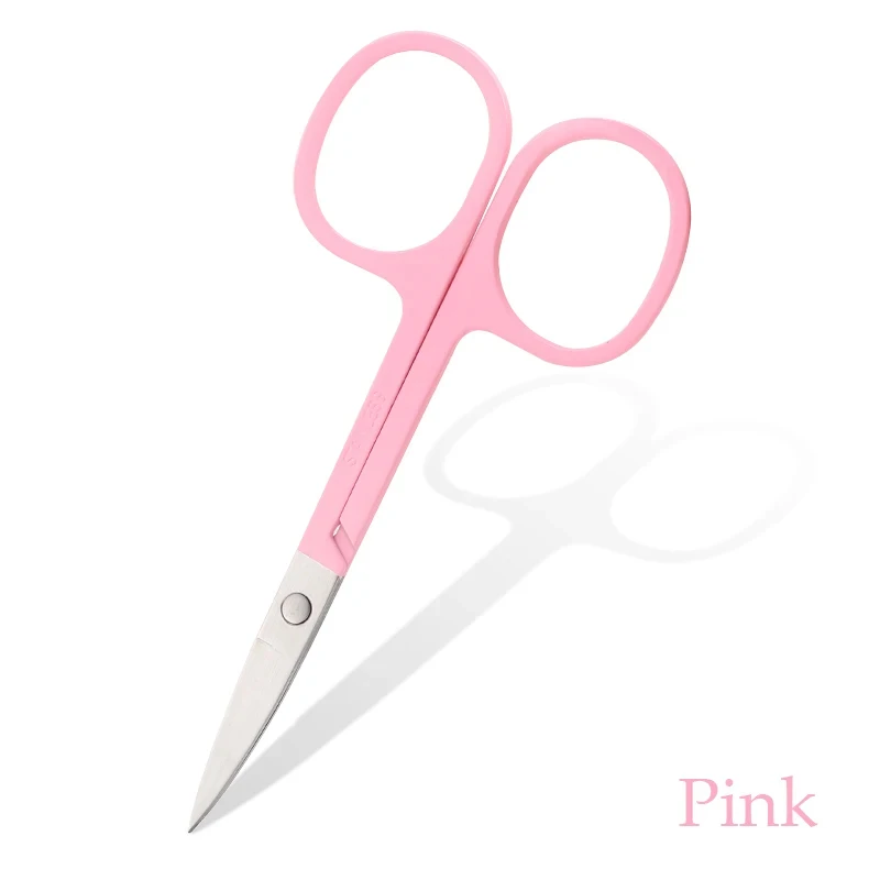 Stainless Steel Eyelashes Scissors Nail Eyebrow Scissors Nose Facial Hair Remover Makeup Beauty Accessories eyebrow scissors stainless steel scissors hair remover
