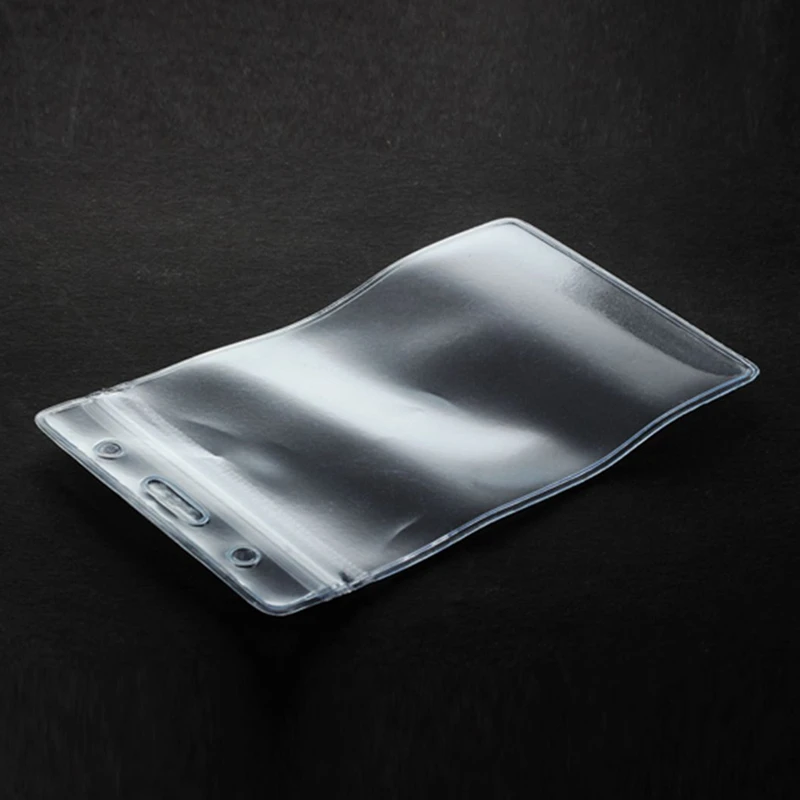 50 Pcs �и� �ö�ƽ ���� �̸� �±� ���� ID ī�� ������ �� 20 Pcs �ö�ƽ ID ī�� �̸� �±� Ȧ�� ���� ��Ʈ�� Ŭ�� ��� Cle