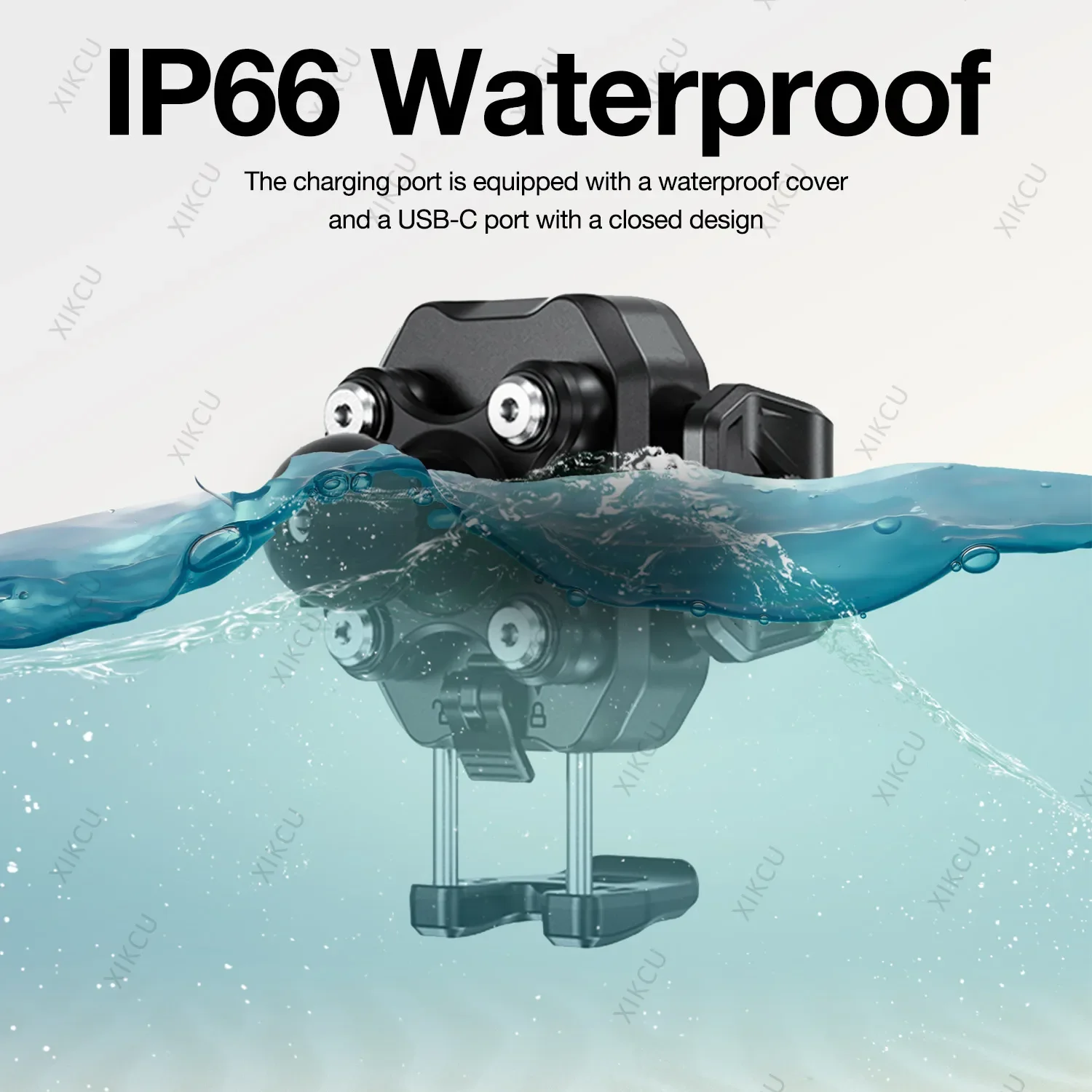 36W USB C Port Motorcycle 15W Wireless Charger Phone Holder Stand for 5.4-7.2" iPhone 17~12 Pro Samsung Xiaomi Bike Mount