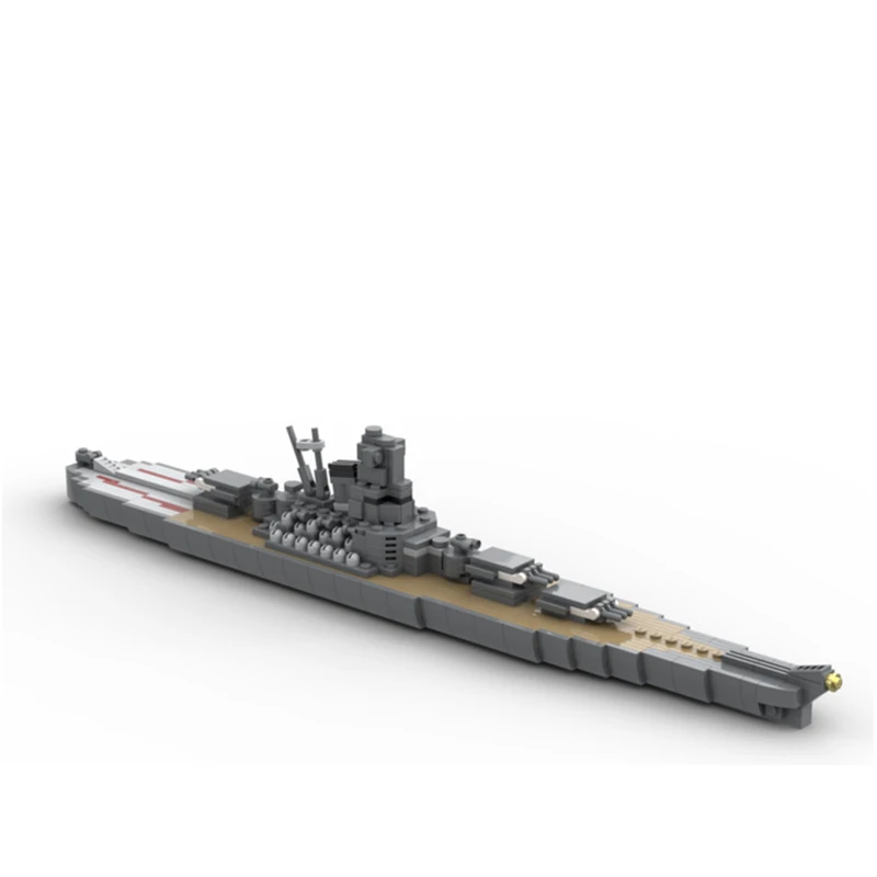 MOC-142390 WW2 Japanese Navy Battleships IJN Yamato at Sea Model