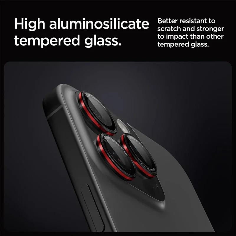 Optik Pro Tempered Glass Metal Camera Lens Protector