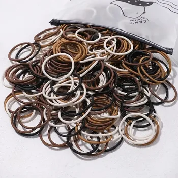 50 Pezzi Elastici per Capelli, Fasce, Elastici per Coda di Cavallo, Scrunchies, Cerchietti per Capelli, Accessori per Acconciature Sottili per Donna, Uomo e Ragazze