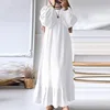 Robe Maxi à Manches sulfpour Femme, Caftan Éducatif, Abaya à la Mode, Eid Mulism, Turquie