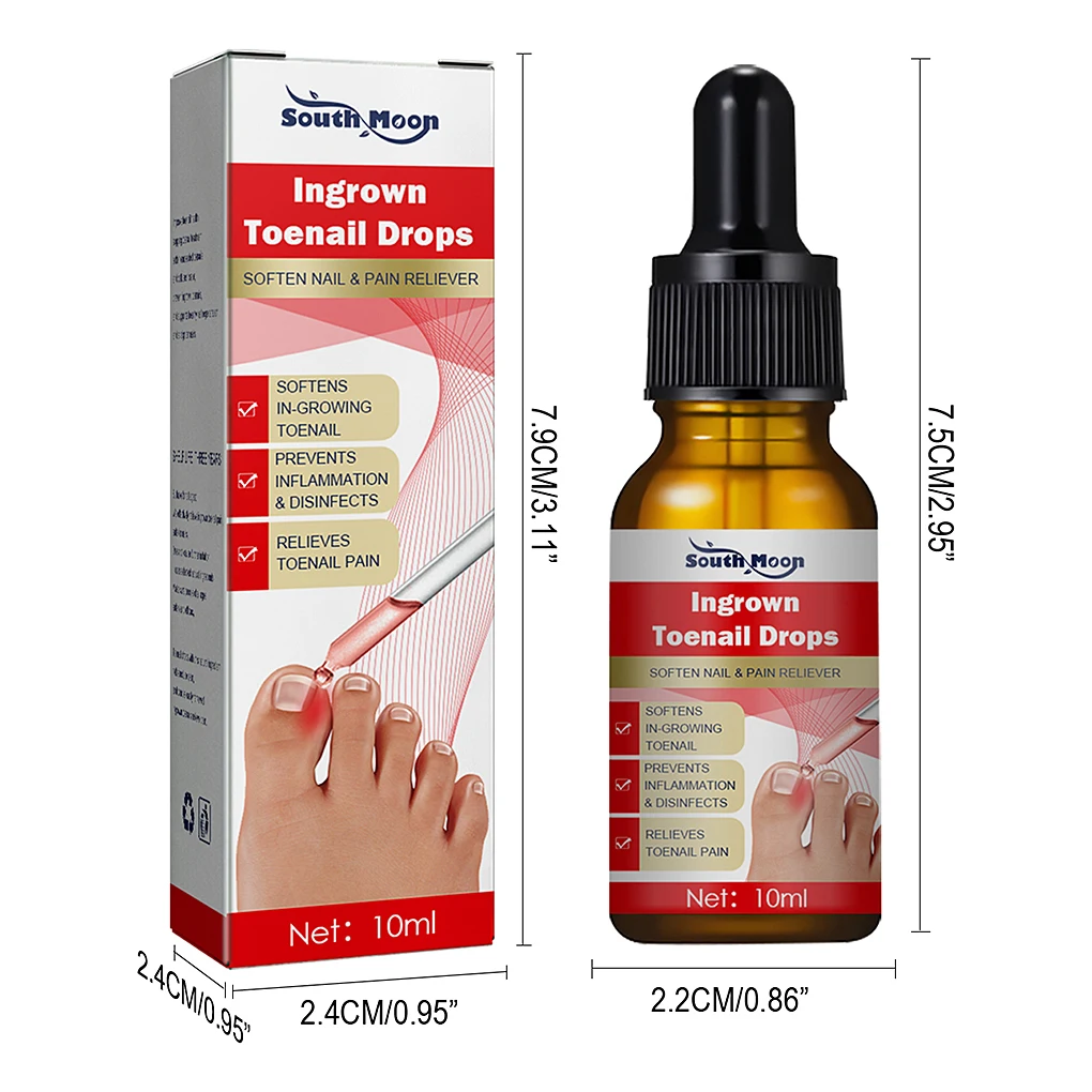 Ingrown Toenail Drops Fluid Soften Application Straightening Nail Essence Accessory 10ml for manicure pedicure tools